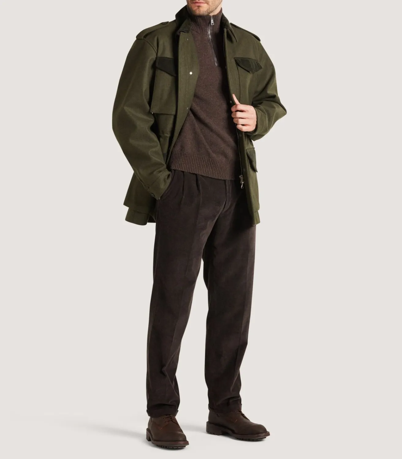 Men'S Loden Field Jacket-Purdey Discount