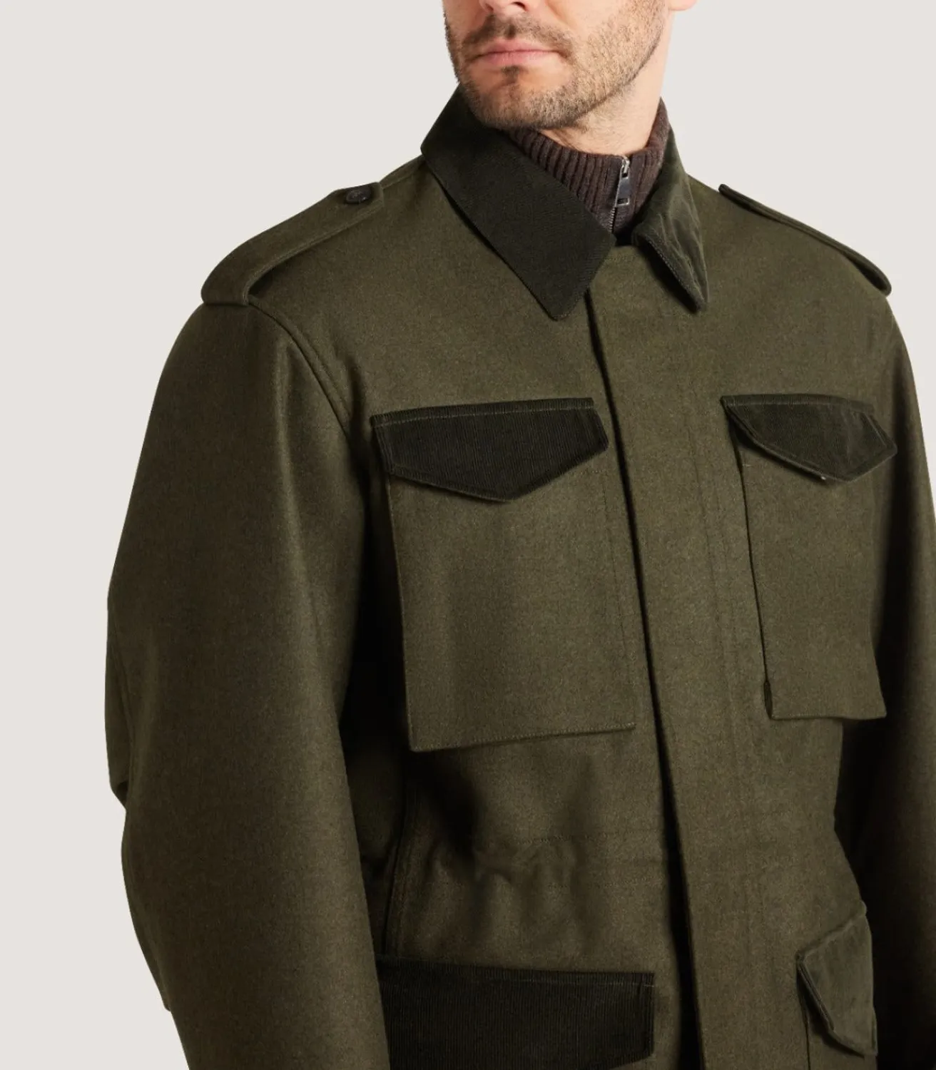Men'S Loden Field Jacket-Purdey Discount