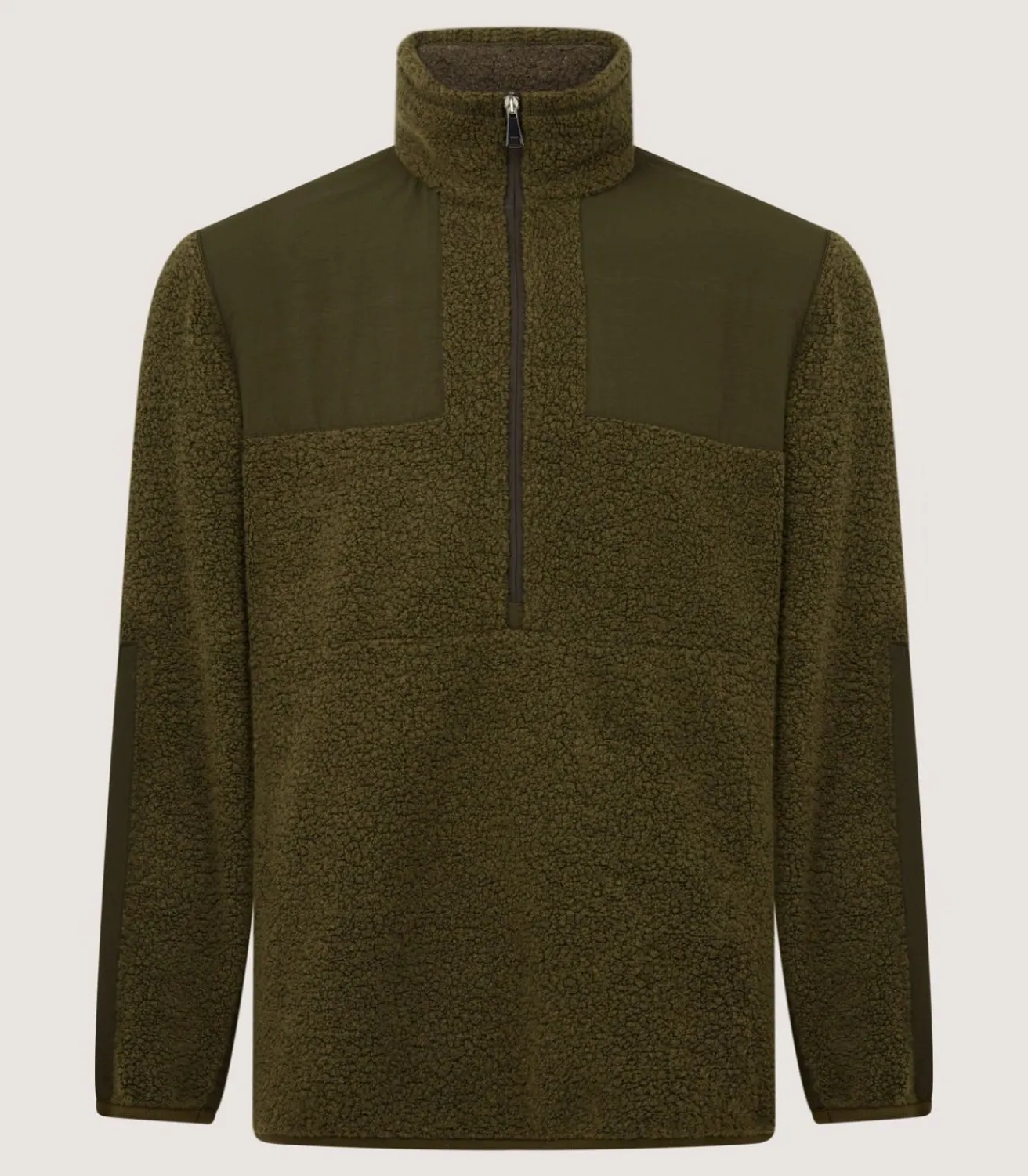 Men'S Merino Lux Half Zip Sporting Fleece-Purdey Discount