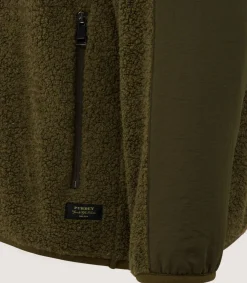 Men'S Merino Lux Half Zip Sporting Fleece-Purdey Discount
