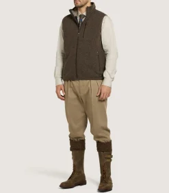 Men'S Merino Fleece Gilet-Purdey