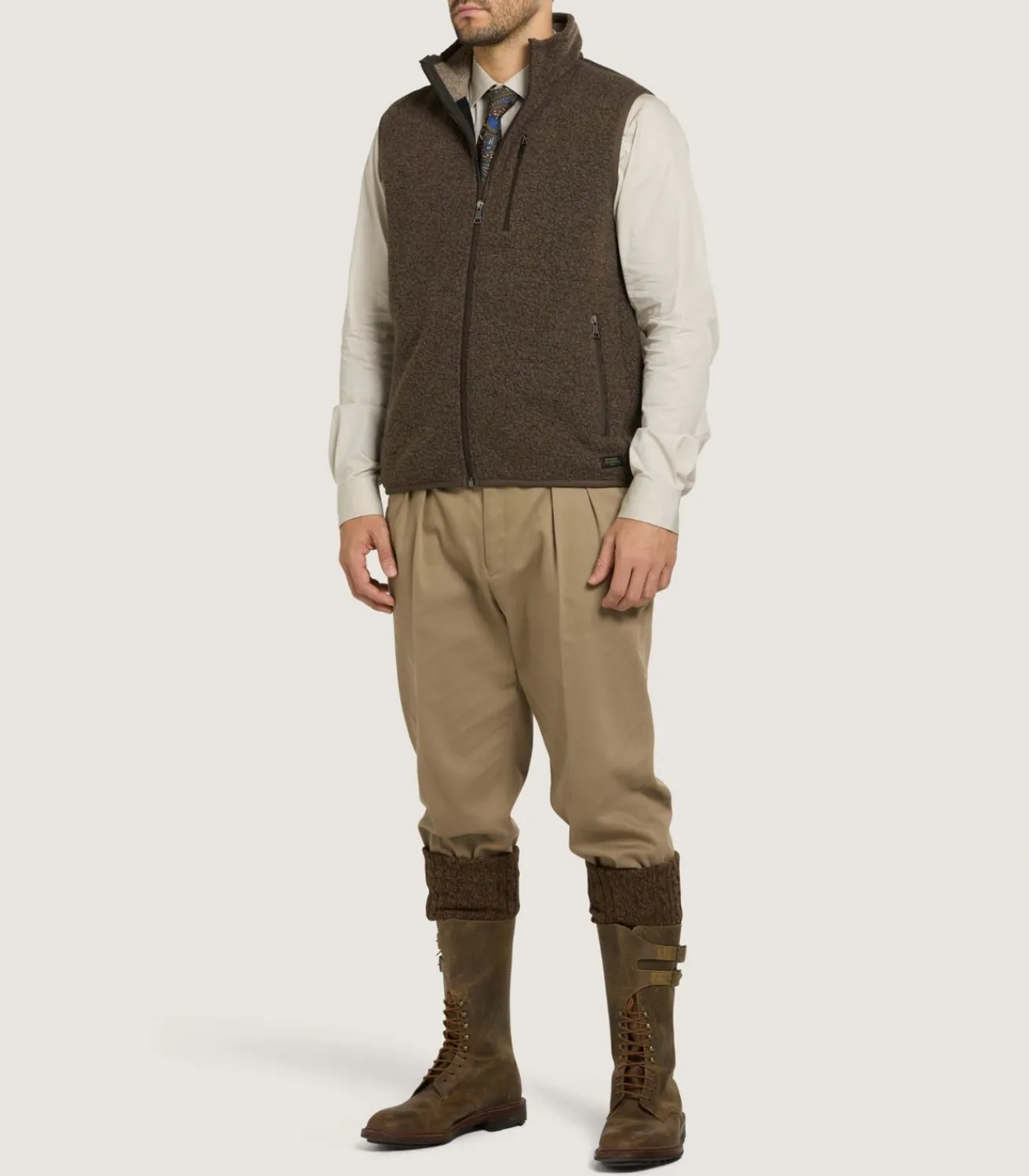 Men'S Merino Fleece Gilet-Purdey
