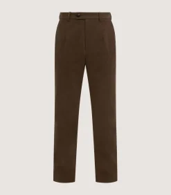 Men'S Moleskin Flat Front Sporting Trouser-Purdey Outlet