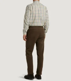 Men'S Moleskin Flat Front Sporting Trouser-Purdey Outlet