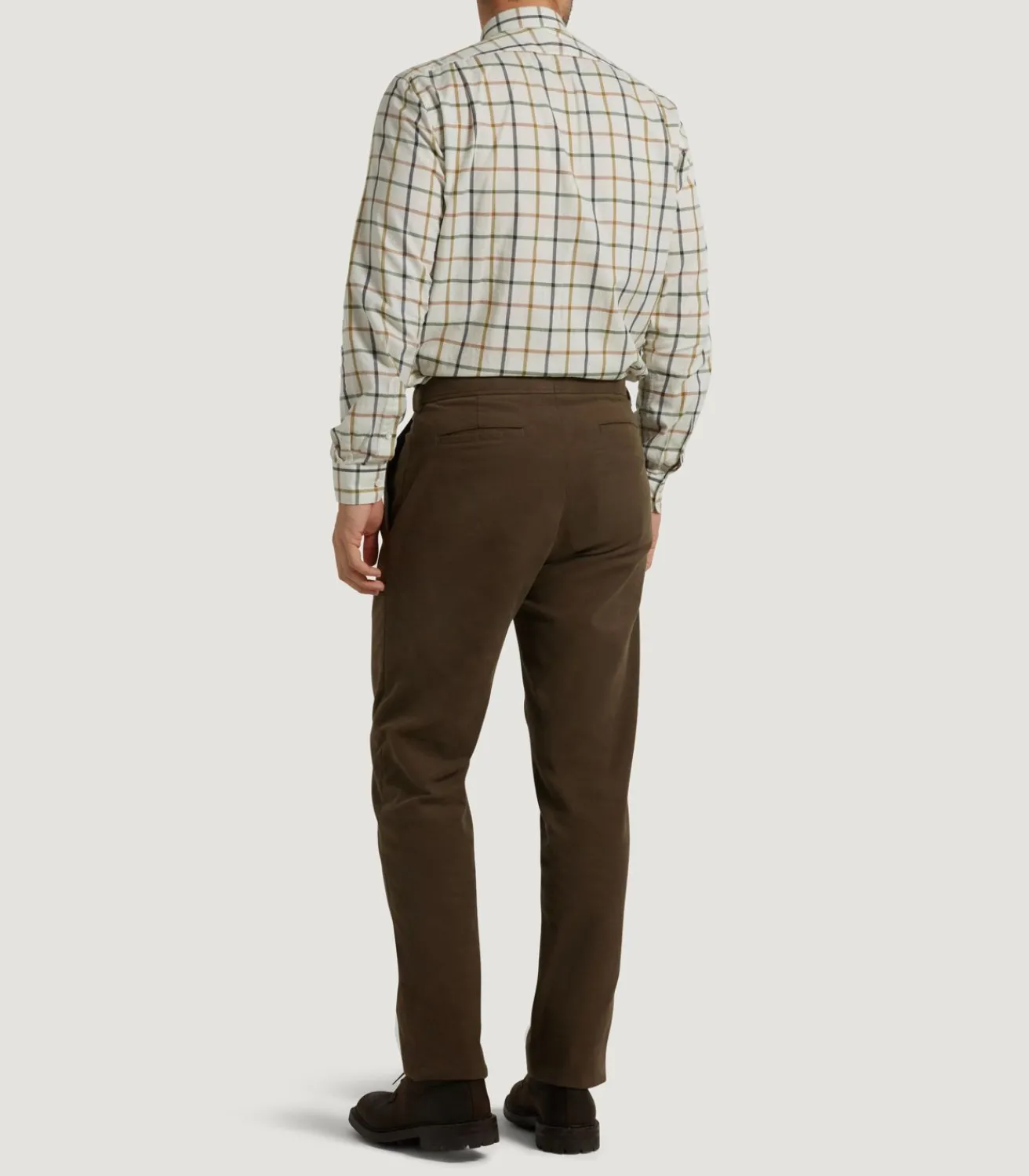 Men'S Moleskin Flat Front Sporting Trouser-Purdey Outlet