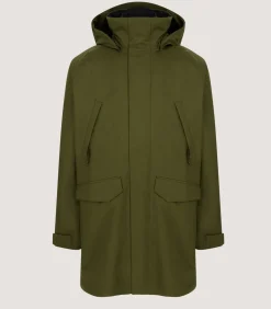 Men'S Northumberland 2-In-1 Lightweight Coat In Pine Green-Purdey Clearance