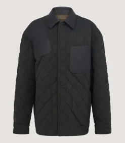 Men'S Padded Barn Jacket In Loden-Purdey Hot