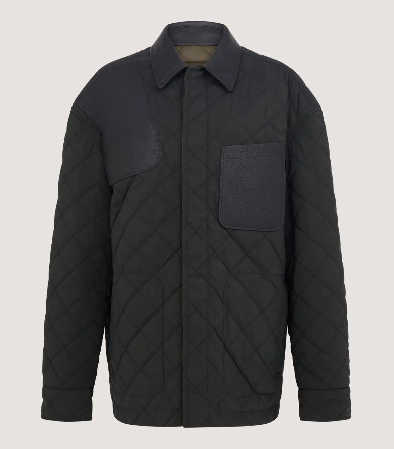 Men'S Padded Barn Jacket In Loden-Purdey Hot