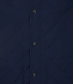 Men'S Padded Jacket In Navy-Purdey Discount