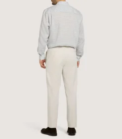Men'S Pale Indigo Double Pocket Shirt-Purdey Online