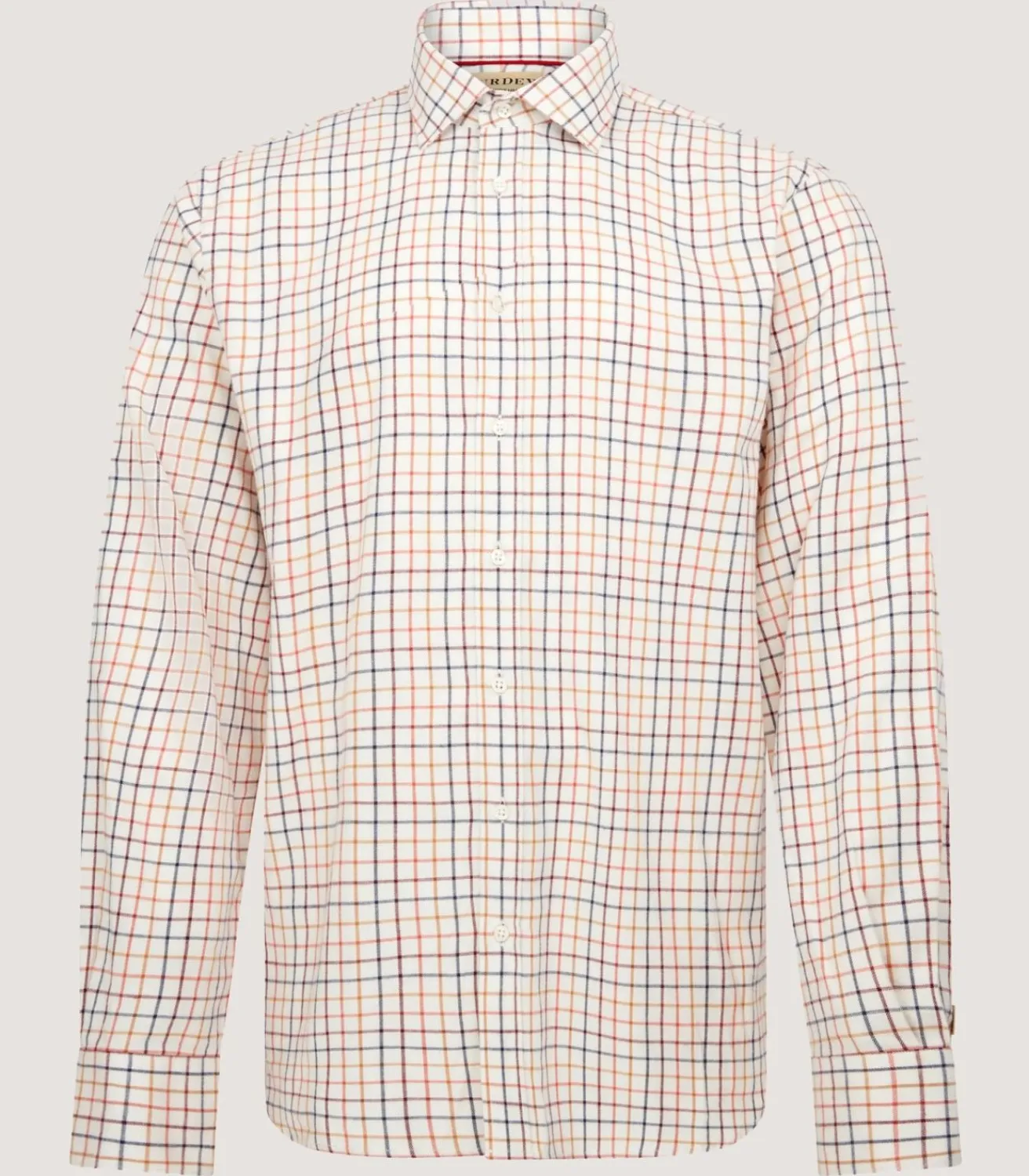 Men'S Fit Tattersall Shirt In Multi-Purdey Best