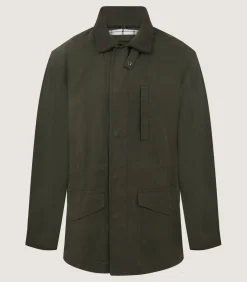 Men'S Range Coat In Dark Olive-Purdey Sale