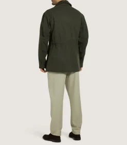 Men'S Range Coat In Dark Olive-Purdey Sale