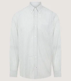 Men'S Sage Button Down Shirt-Purdey Sale