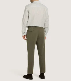 Men'S Sage Button Down Shirt-Purdey Sale