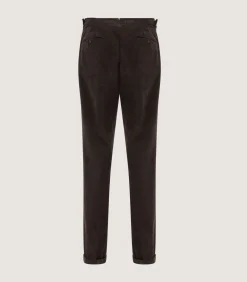 Men'S Side Buckle Trouser In Ebony-Purdey Outlet