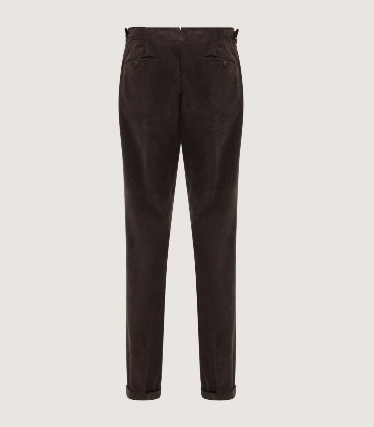 Men'S Side Buckle Trouser In Ebony-Purdey Outlet