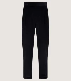 Men'S Side Buckle Trouser In Black-Purdey Discount