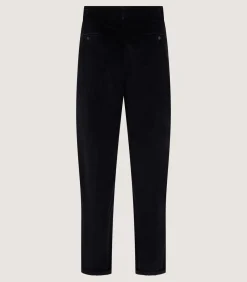 Men'S Side Buckle Trouser In Black-Purdey Discount