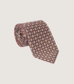 Men'S Small Medallion Tie-Purdey Discount