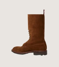 Men'S Suede Twin Stap Boot With Ridgeway Sole-Purdey Clearance