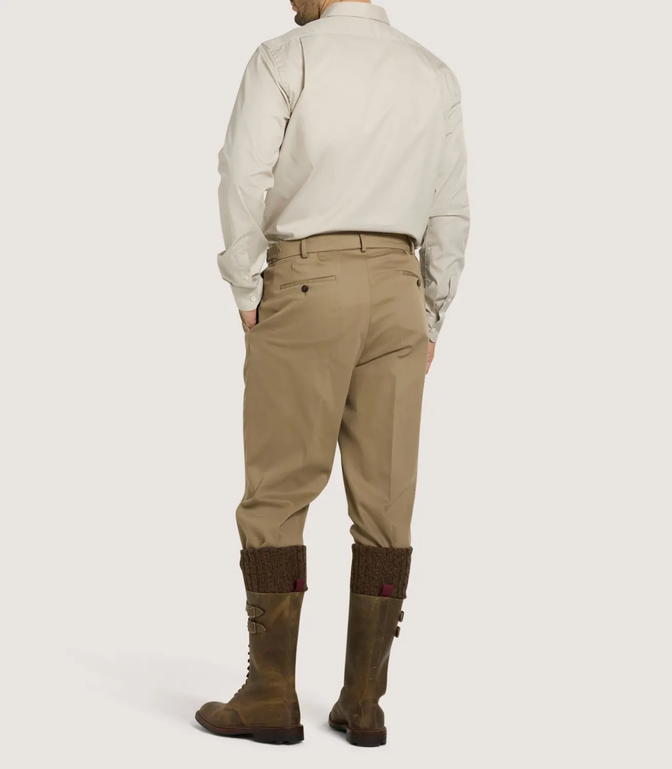 Men'S Summer Breeks In Dark Taupe-Purdey
