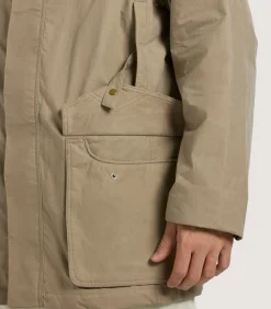 Men'S Summer Dry Wax Field Coat In Taupe-Purdey