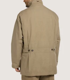 Men'S Summer Dry Wax Field Coat In Taupe-Purdey