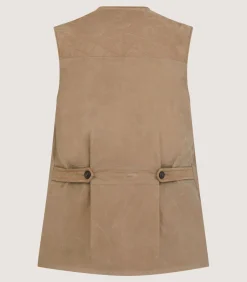 Men'S Summer Dry Wax Sporting Vest In Taupe-Purdey Clearance