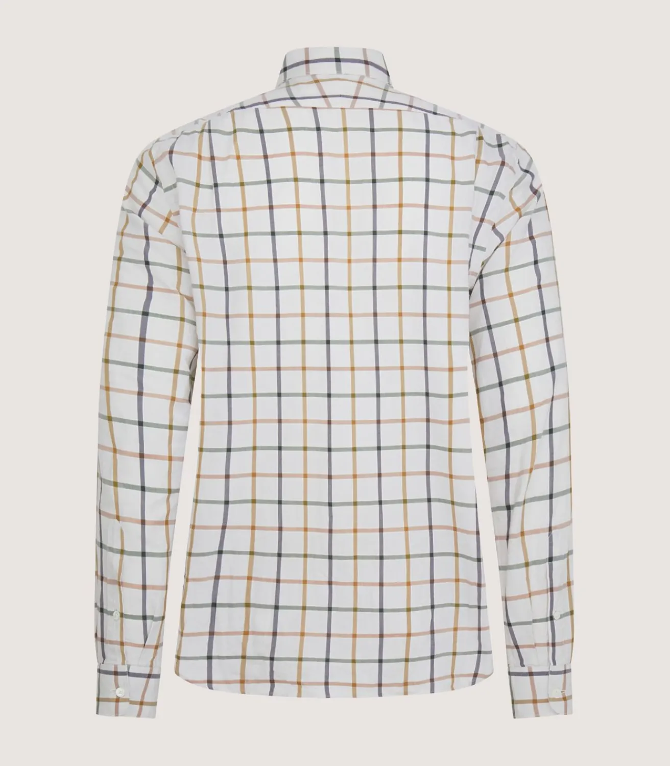 Men'S Summer Sporting Windowpane Pocket Shirt In Green-Purdey Clearance