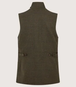 Men'S Technical Tweed High Collar Sporting Vest In Strathbeg-Purdey Clearance
