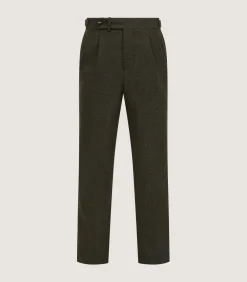 Men'S Technical Tweed Two Pleat Sporting Trousers In Strathbeg-Purdey