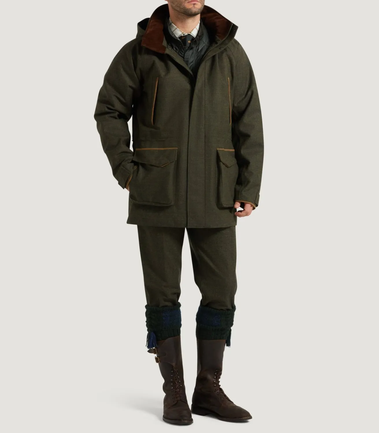 Men'S Technical Tweed Yorkshire Field Coat In Strathbeg-Purdey