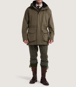 Men'S Technical Yorkshire Field Coat In Drab-Purdey Clearance