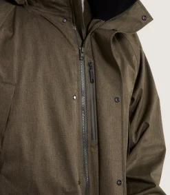 Men'S Technical Yorkshire Field Coat In Drab-Purdey Clearance