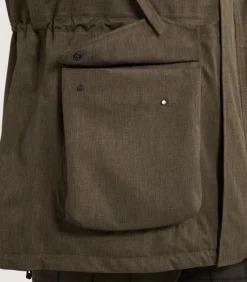 Men'S Technical Yorkshire Field Coat In Drab-Purdey Clearance