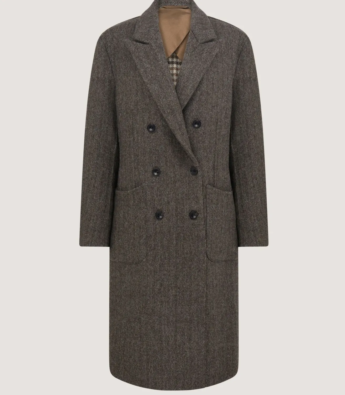 Men'S Town And Country Coat In Antler-Purdey Discount