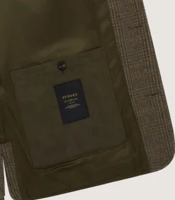Men'S Tweed High Collar Sporting Vest In Morlich-Purdey Online