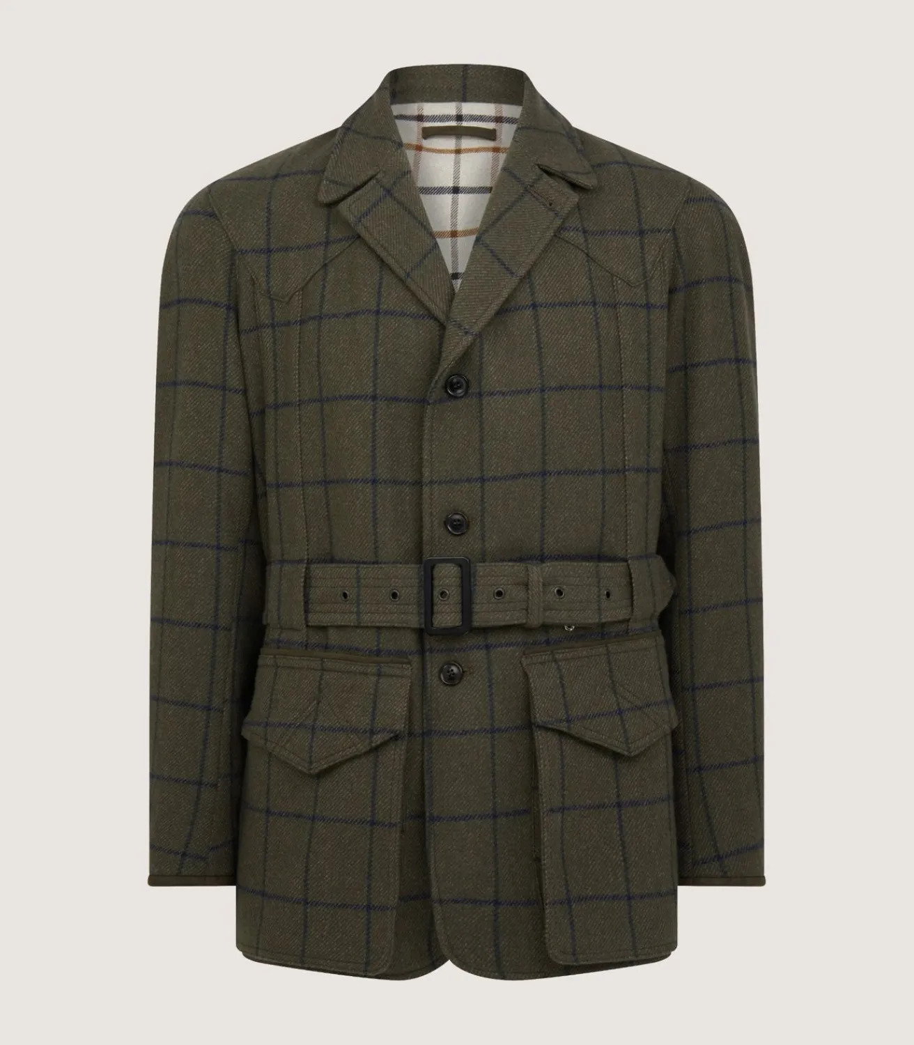 Men'S Tweed Norfolk Jacket In Rannoch-Purdey