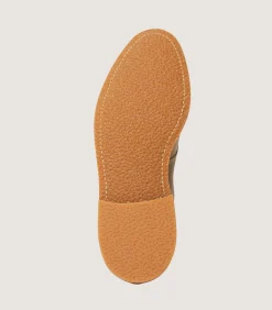 Men'S Unlined Desert Boot Vibram Crepe Rubber Sole-Purdey New