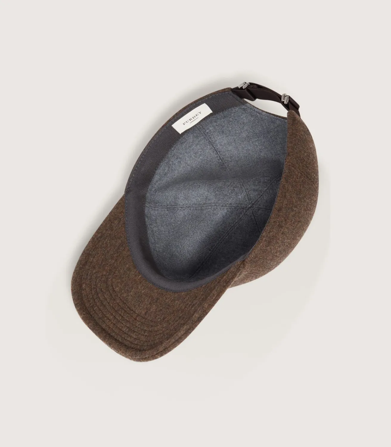 Merino Baseball Cap-Purdey Hot