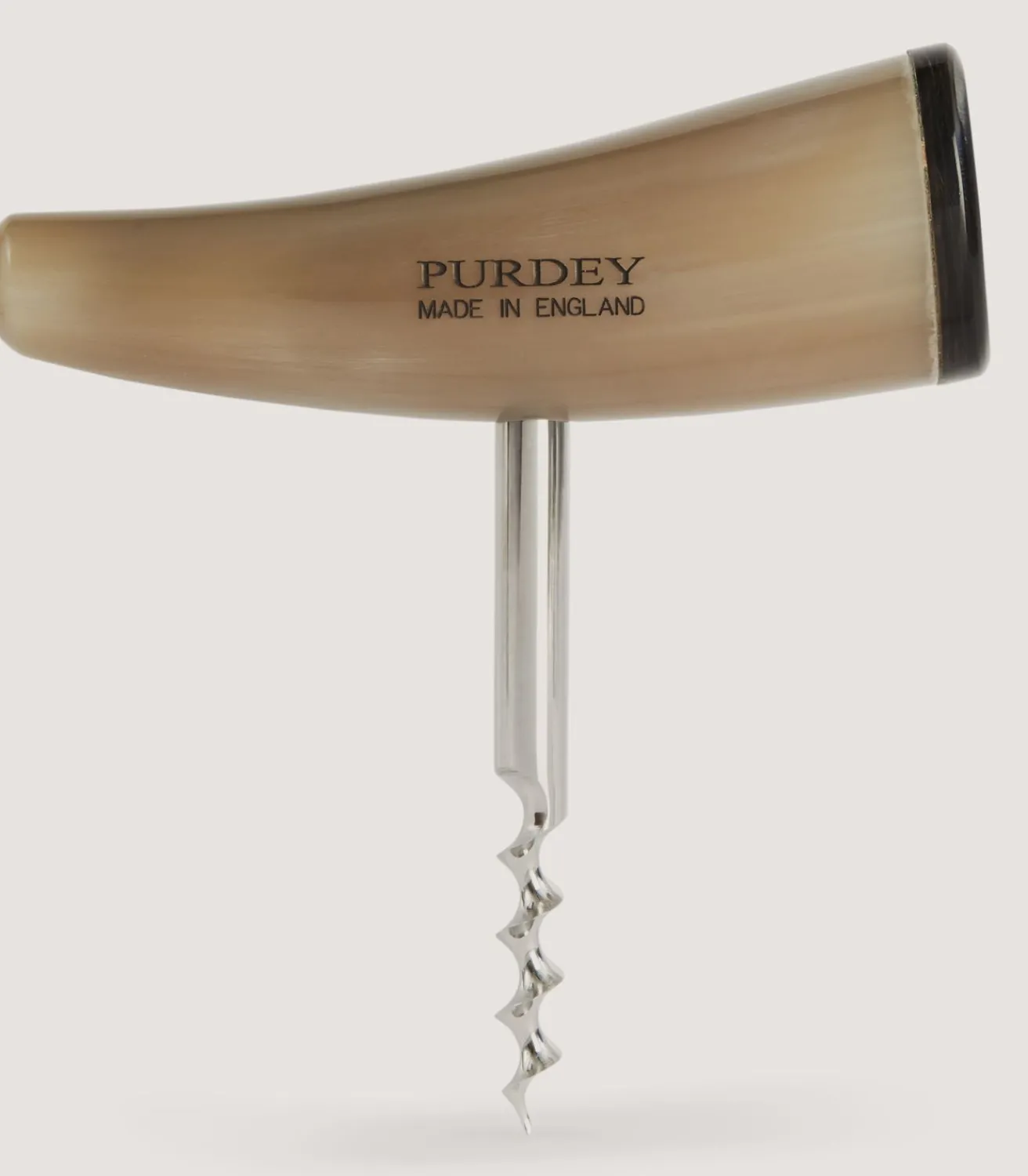 Ox Horn Corkscrew In Dark-Purdey Best