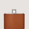 4Oz Leather Flask In Dark Brown-Purdey Online