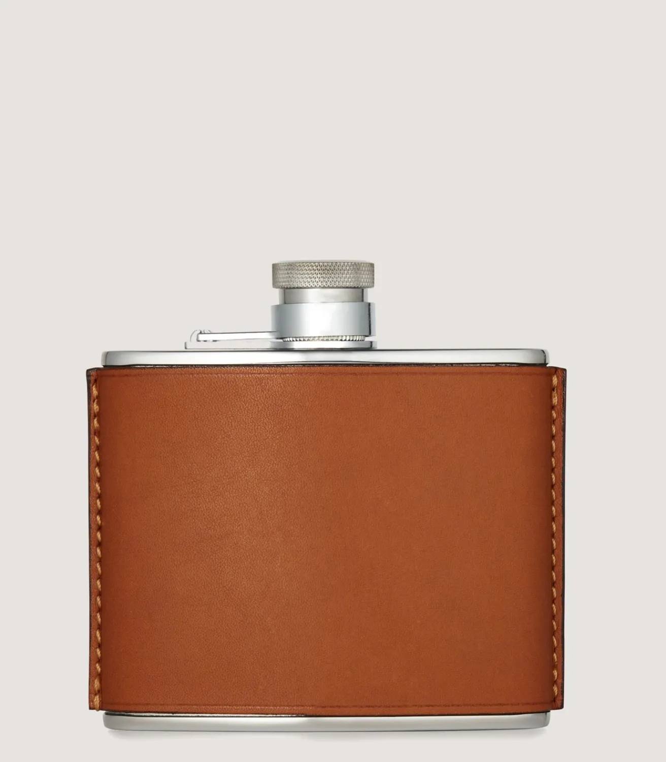 4Oz Leather Flask In Dark Brown-Purdey Online