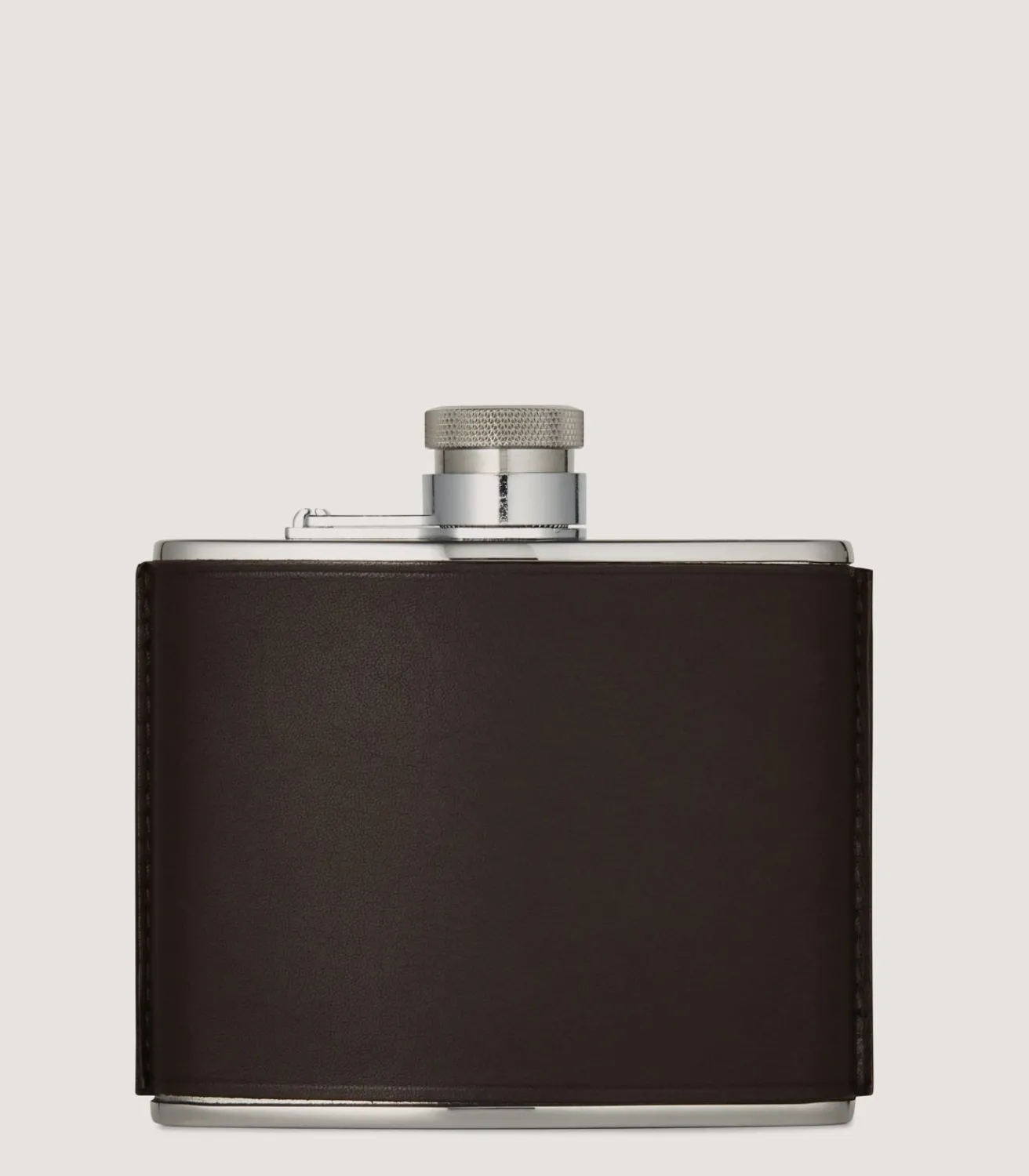 4Oz Leather Flask In Dark Brown-Purdey Clearance
