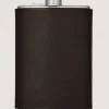 8Oz Leather Flask In Dark Brown-Purdey Online