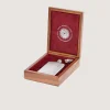 6Oz Silver Flask With Funnel In Walnut Case In Silver-Purdey New