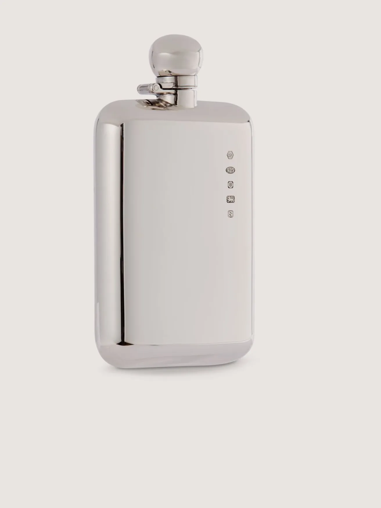 6Oz Silver Flask With Funnel In Walnut Case In Silver-Purdey New
