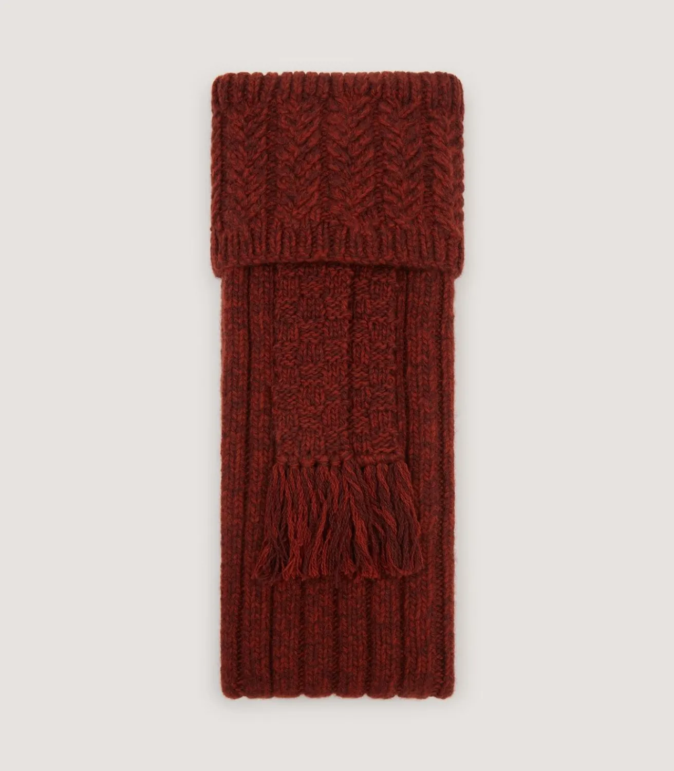 Pendower Cashmere Field Sock In Rust-Purdey Best