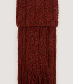 Pendower Cashmere Field Sock In Rust-Purdey Best